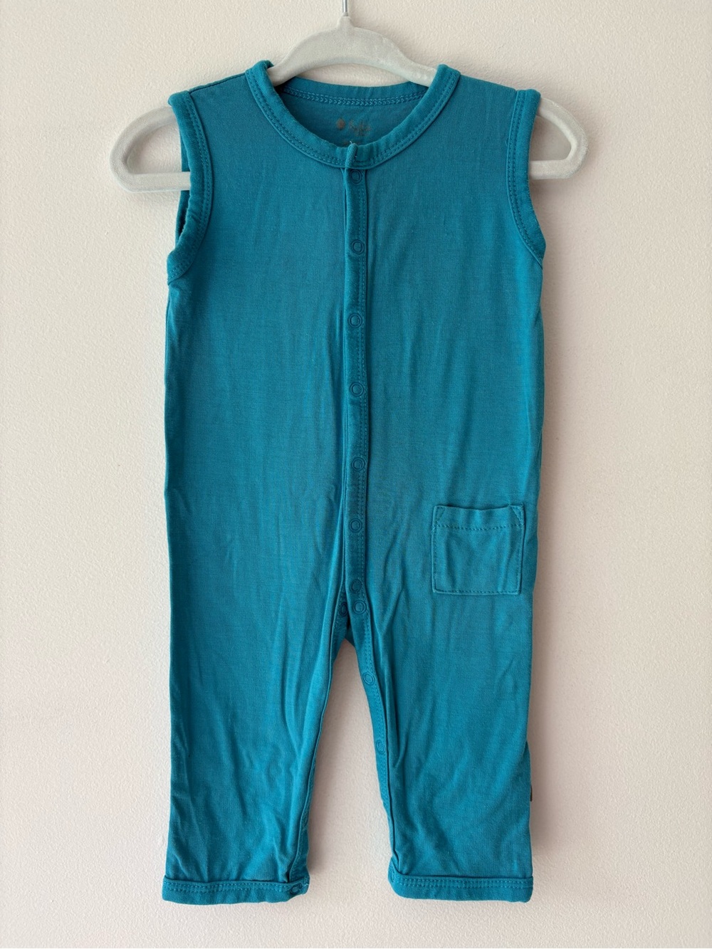 Kyte Baby Sleeveless Romper in Teal